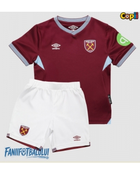 West Ham United Echipament de Fotbal Replică 2025-26 Copii Acasa (+ Șorturi)